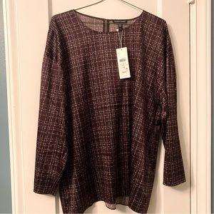 Eileen Fisher Silk Casis top